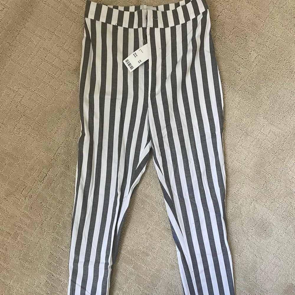 Super skinny striped Urban Outfitters pants.